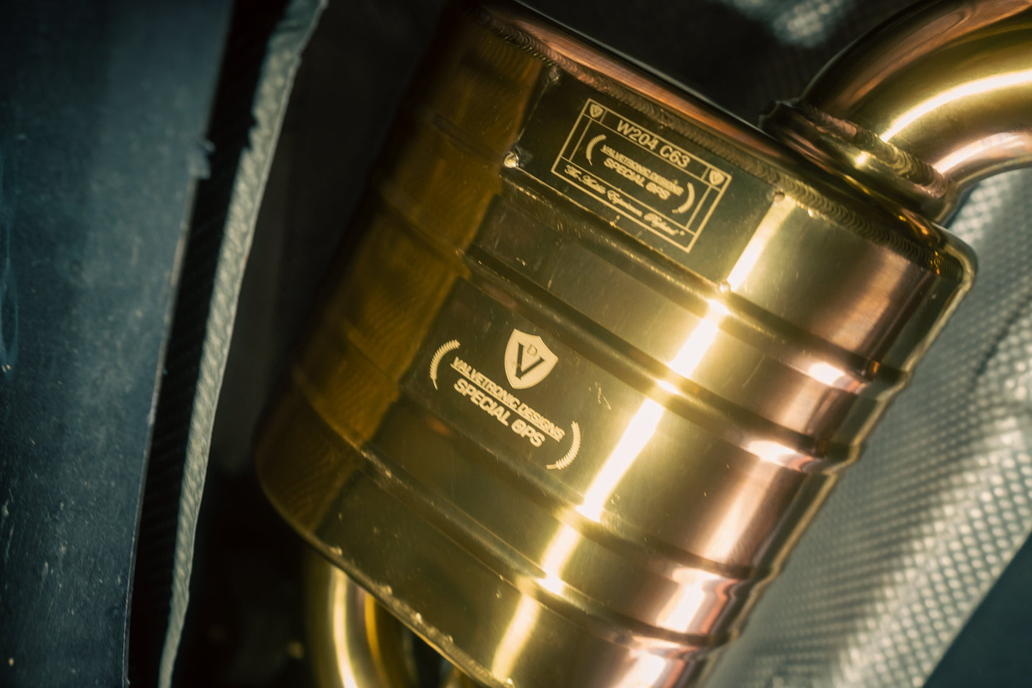 Valvetronic Mercedes C63 AMG W204 Valved Sport Exhaust System
