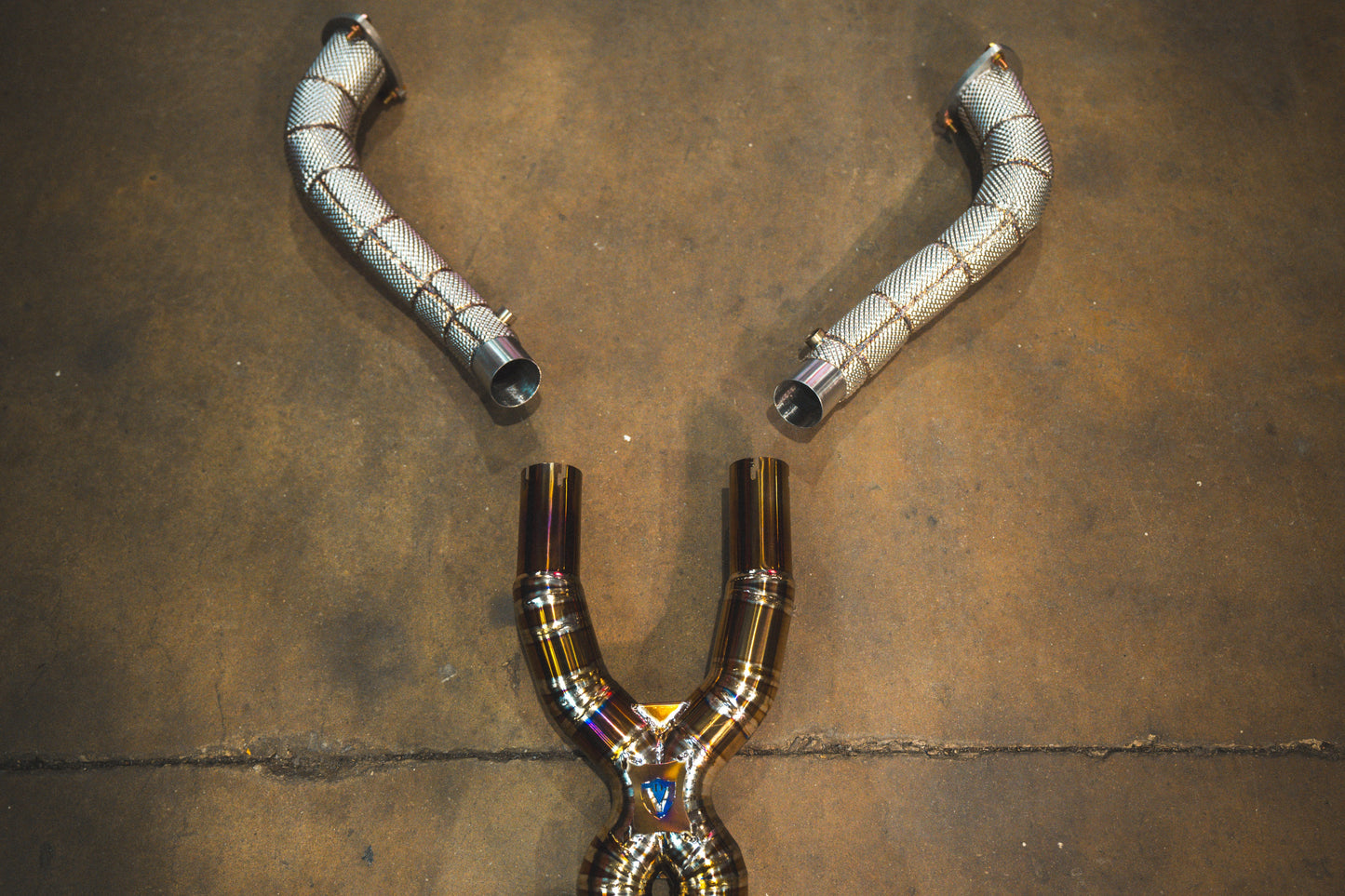 Valvetronic Ferrari California 4.3 V8 Free Flow Front Pipes