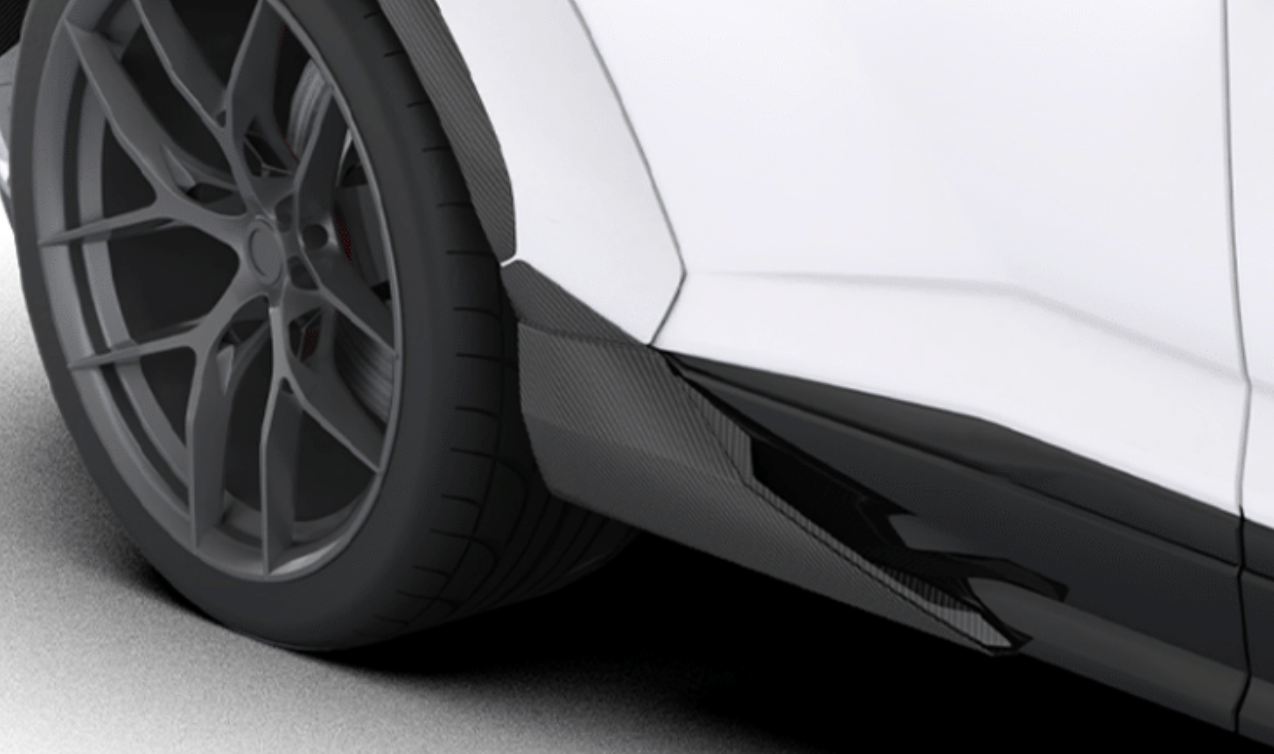 Lamborghini Urus S-Side Skirt Extensions - OEM Skirts *includes OEM Sideskirt Adapter - 1016.940.09