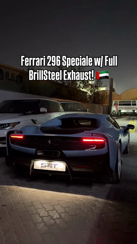 Ferrari 296 Speciale, Exhaust only, no tune
