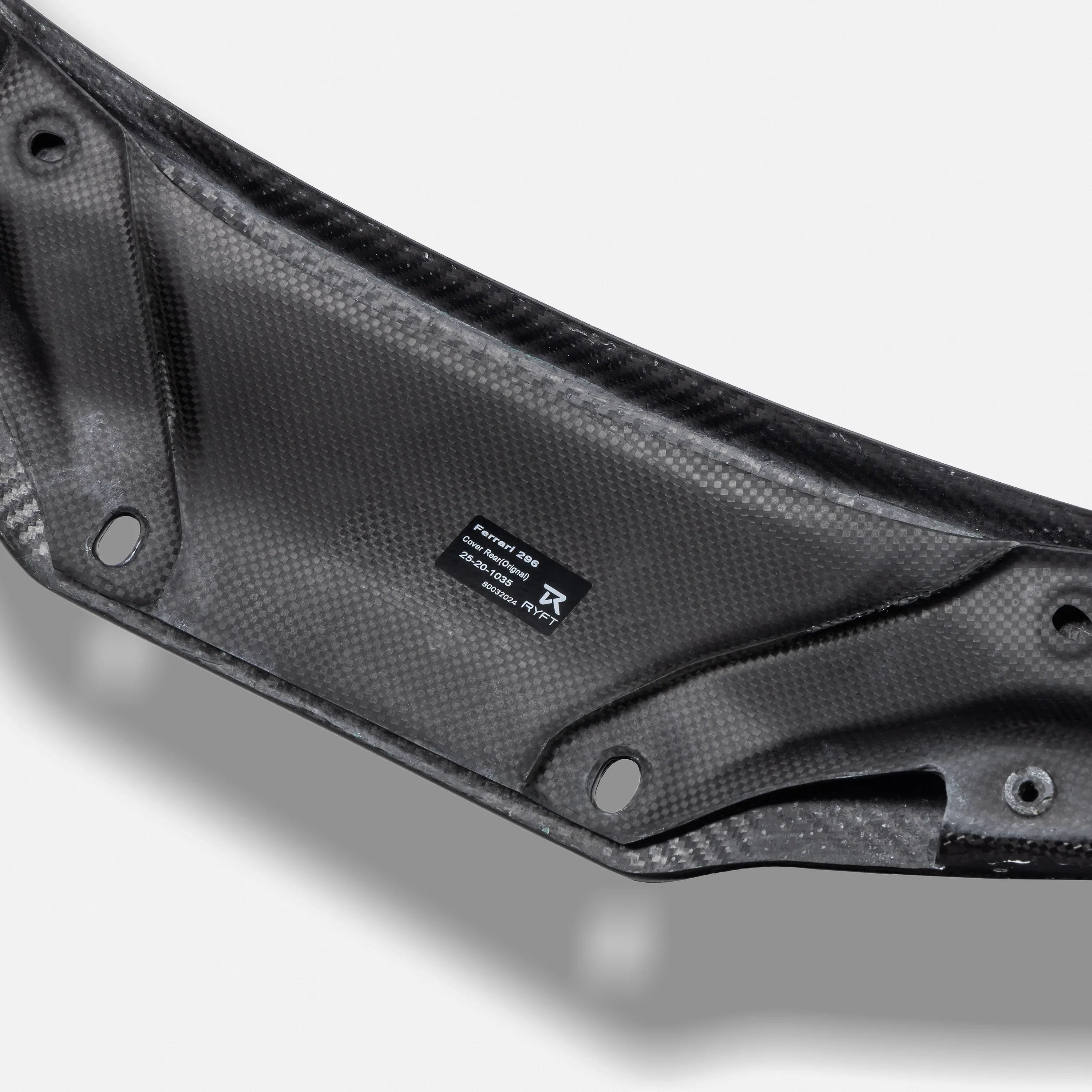 Ryft Ferrari 296 GTB  - Carbon Fiber Rear Cover