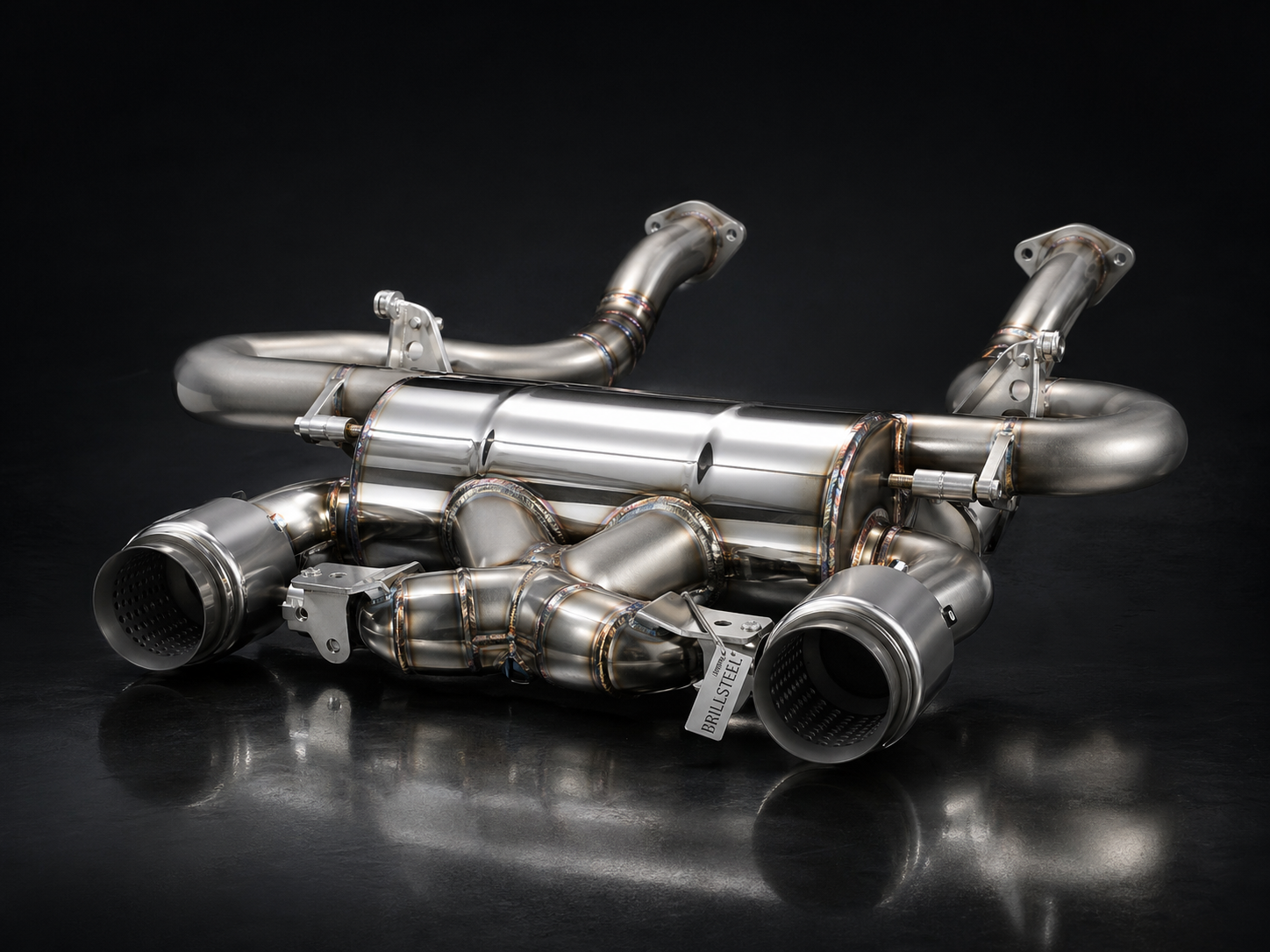 Brillsteel Ferrari Portofino Exhaust System product render
