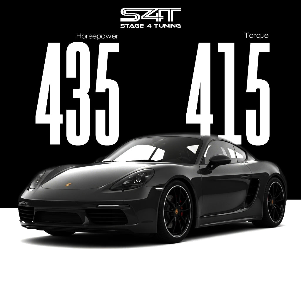 Porsche 718 Boxster S / Cayman S 2018 Custom ECU Tune