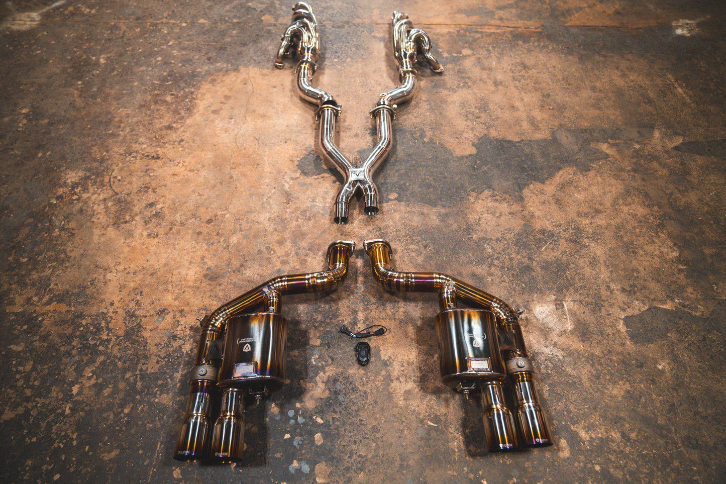 Valvetronic Ferrari 599 RACE F1 Valved Exhaust system