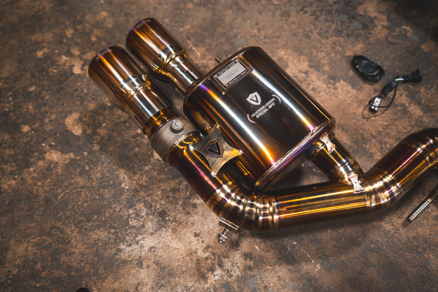 Valvetronic Ferrari 599 RACE F1 Valved Exhaust system