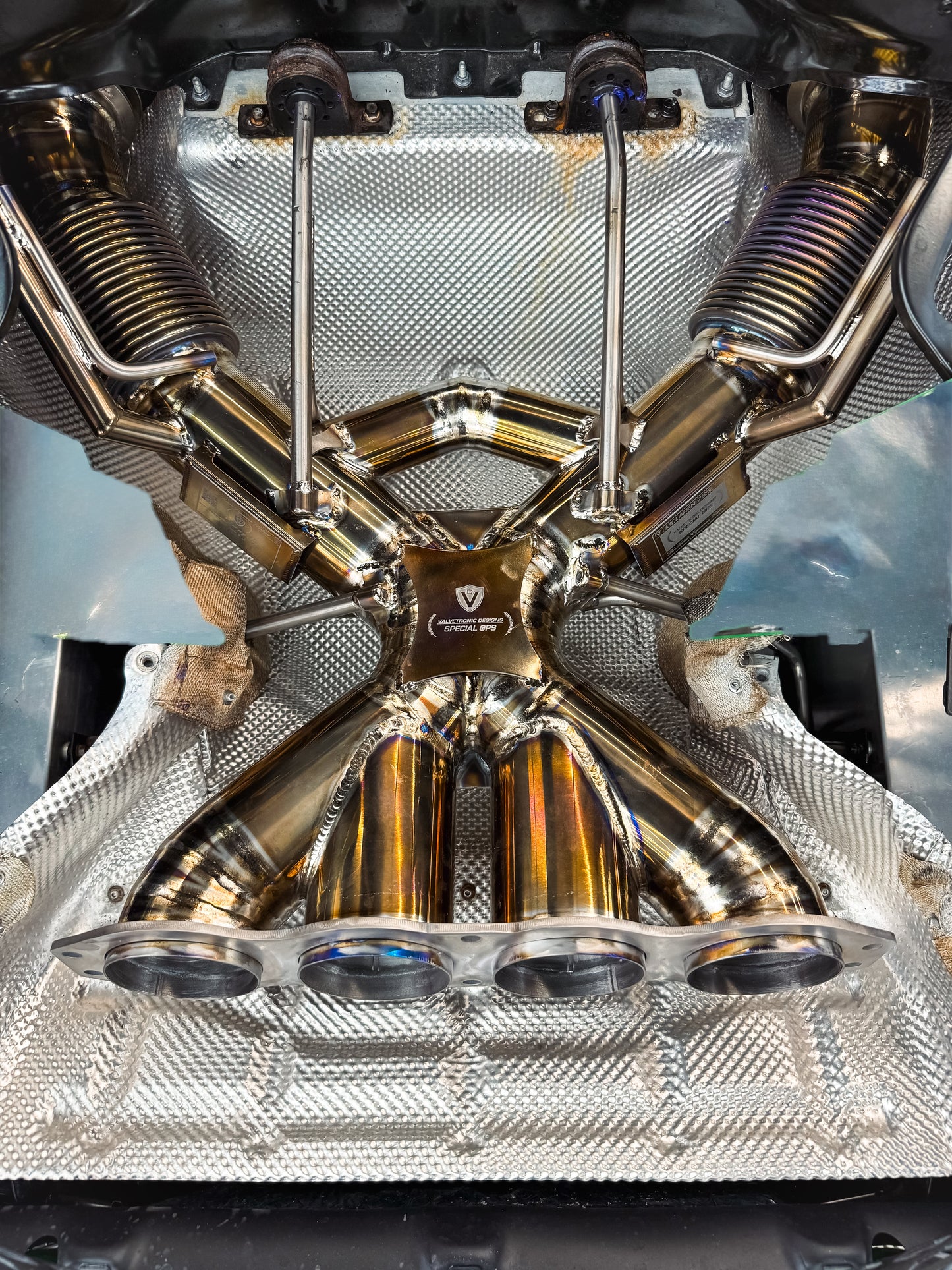 Valvetronic Mclaren 765LT F1 Race Exhaust System
