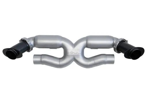 SOUL Porsche 992 Turbo X-Pipe Exhaust System