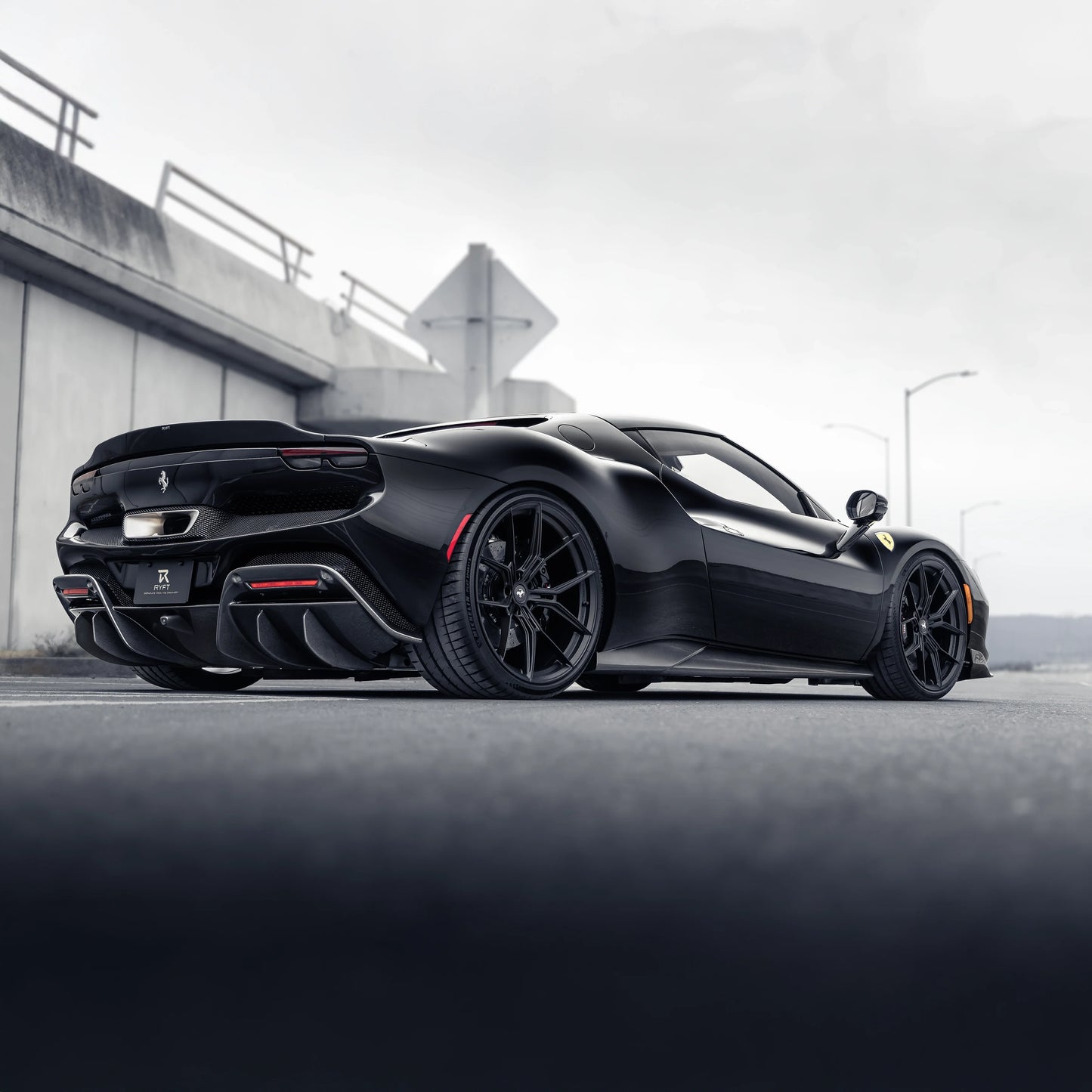 Ryft Ferrari 296 GTB  - Carbon Fiber Side Skirts
