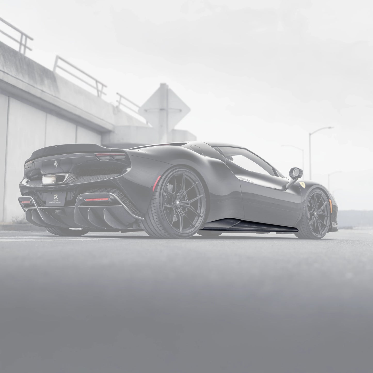 Ryft Ferrari 296 GTB  - Carbon Fiber Side Skirts
