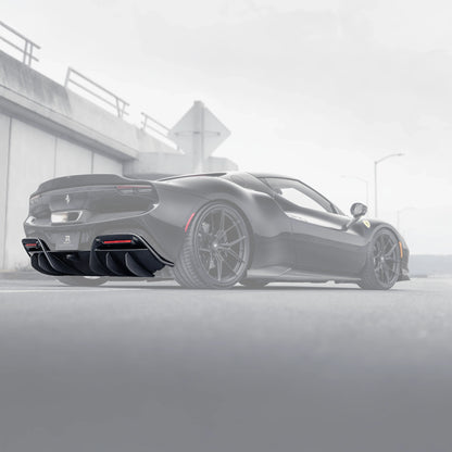 Ryft Ferrari 296 GTB  - Carbon Fiber Rear Race Diffuser