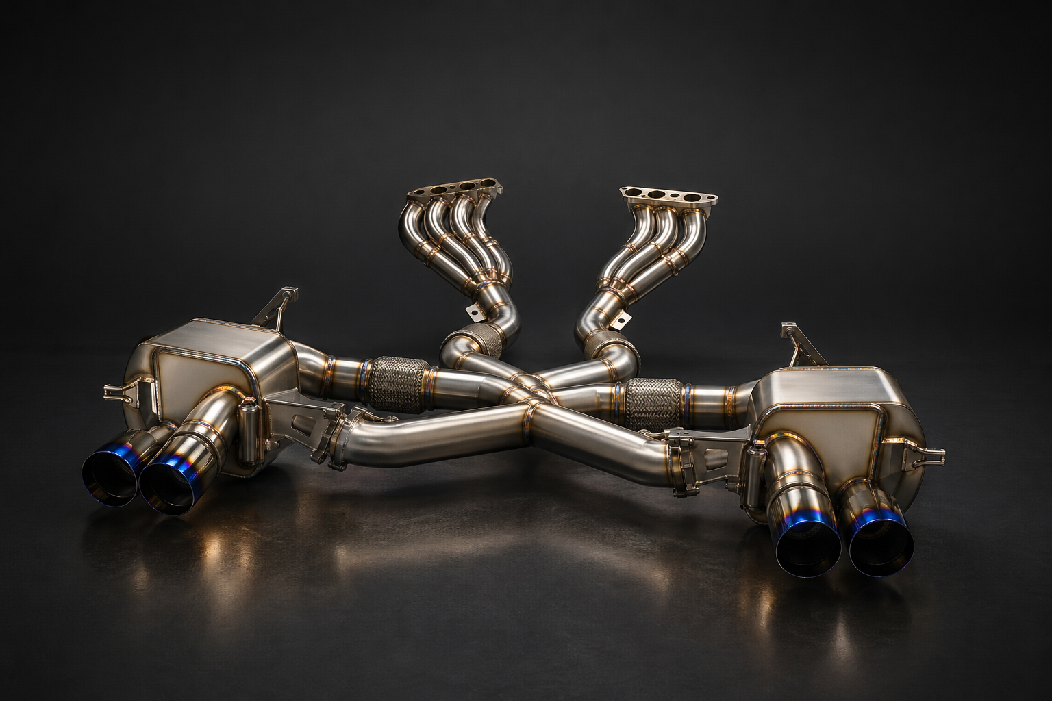 Brillsteel Audi R8 V10 Exhaust System product render