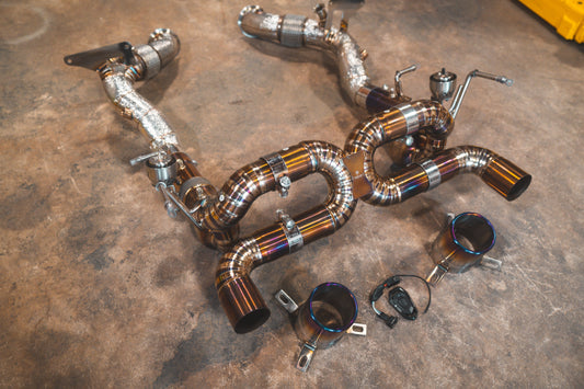 Valvetronic Ferrari F8 Valved Sport Exhaust System