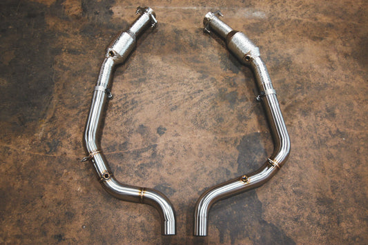 Valvetronic Range Rover Free Flow Front Pipes 200 Cell 2014-2022