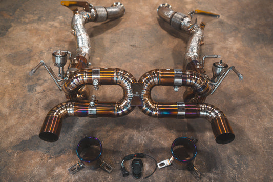 Valvetronic Ferrari F8 Valved Sport Exhaust System