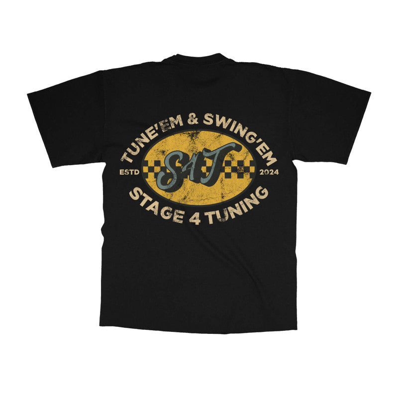 Tune'em & Swing'em Vintage - Oversized - Black